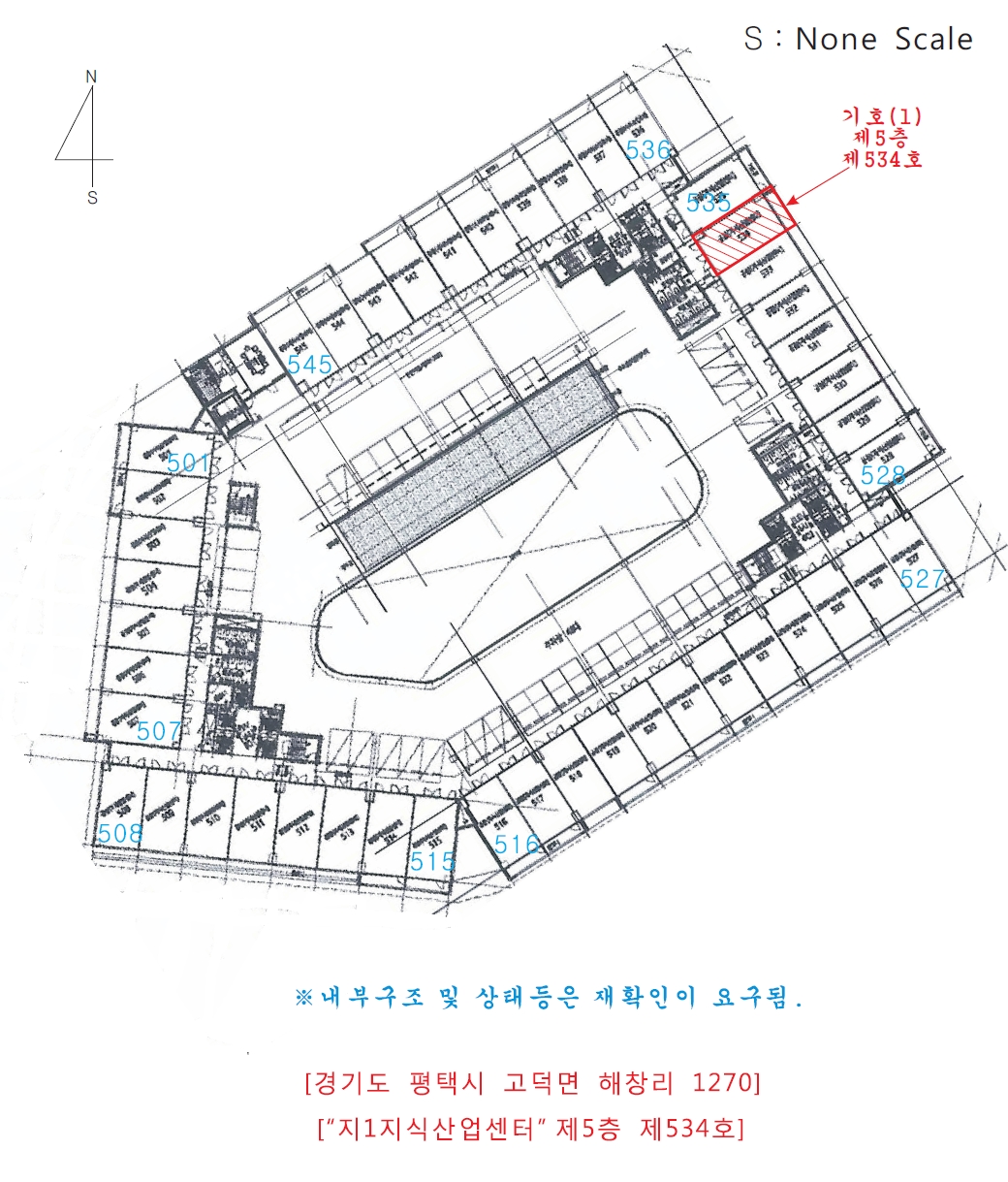 경기도 평택시 고덕면 해창리 1270 지1지식산업센터 5층534호 아파트형공장 경매 사진 28