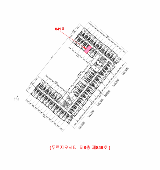 세종특별자치시 어진동 656 푸르지오시티 8층849호 오피스텔 경매 사진 24