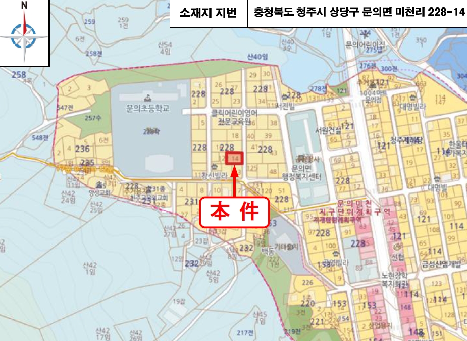 충청북도 청주시 상당구 문의면 미천리 228-14 3층301호 다세대(빌라) 경매 사진 11