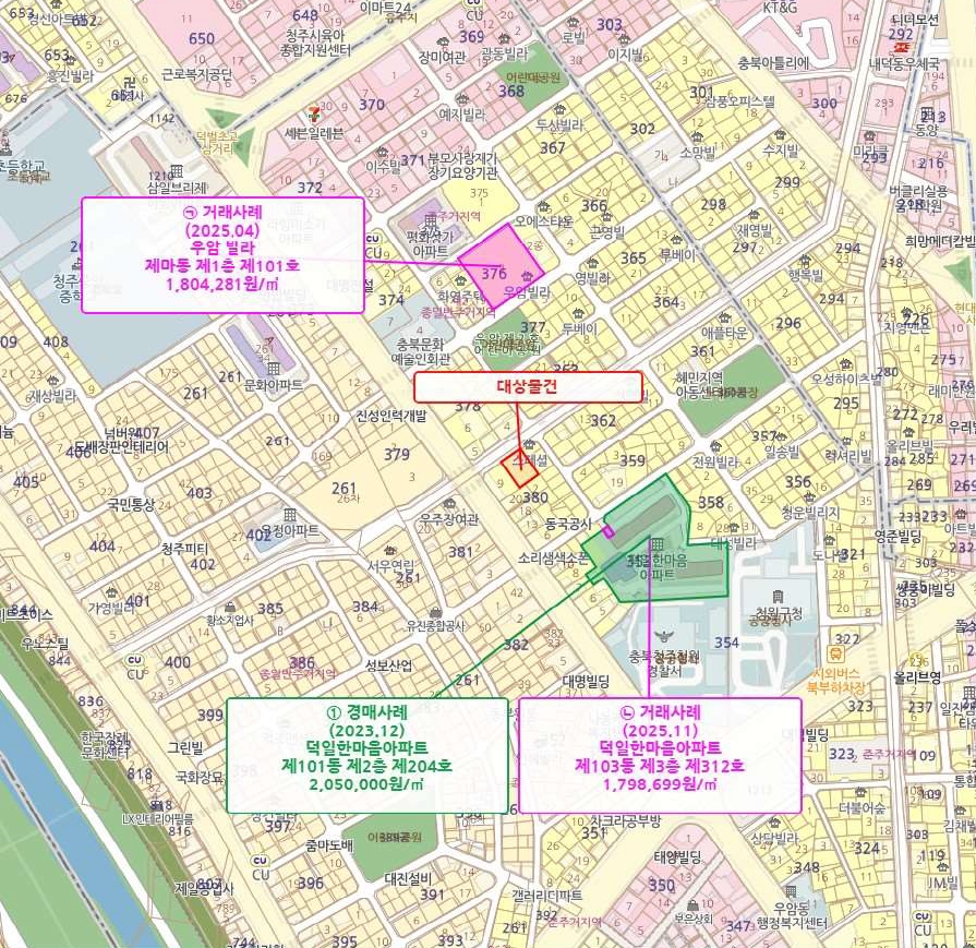 충청북도 청주시 청원구 우암동 380-10 3층301호 다세대(빌라) 경매 사진 19