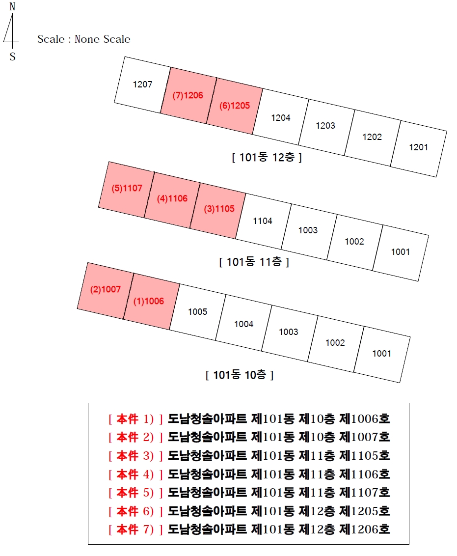 경남 통영시 도남동 410-1, 101동 10층 1007호 (도남동,도남청솔아파트) 아파트 경매 사진 13