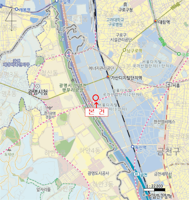 서울특별시 금천구 가산동 550-7 케이엠타워 제5층 제508호 아파트형공장 경매 사진 22