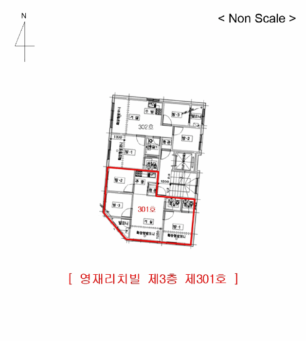 경기도 부천시 오정구 고강동 359-17 영재리치빌 3층301호 외 1필지 다세대주택 경매 사진 7