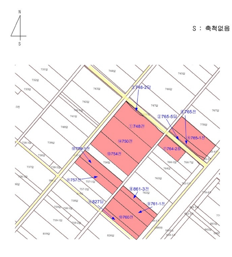 충청북도 진천군 이월면 삼용리 748 외 13필지 기타 경매 사진 80