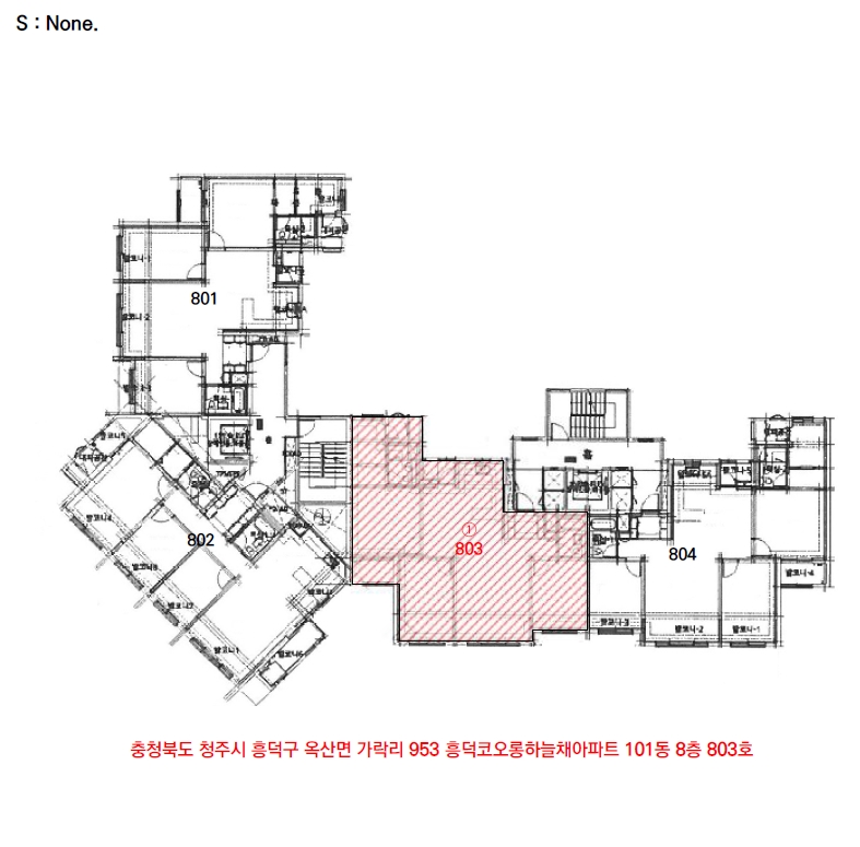 충청북도 청주시 흥덕구 옥산면 가락리 953 흥덕코오롱하늘채아파트 101동 8층803호 아파트 경매 사진 13