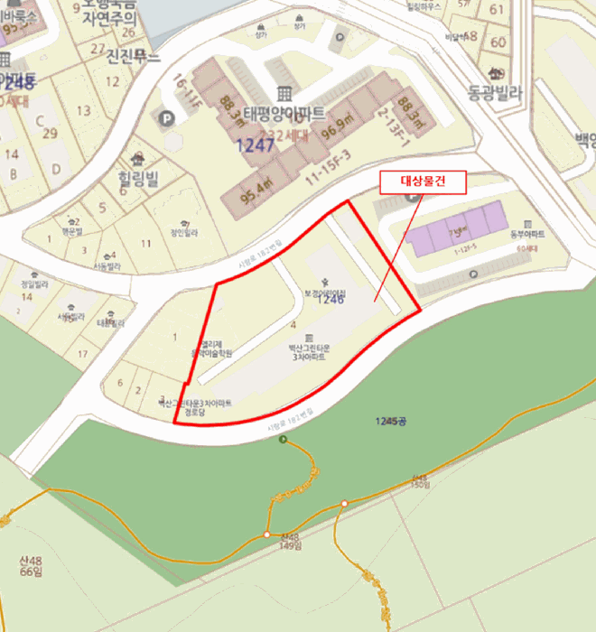 부산광역시 북구 구포동 1246-4 벽산그린타운 7층703호 아파트 경매 사진 17