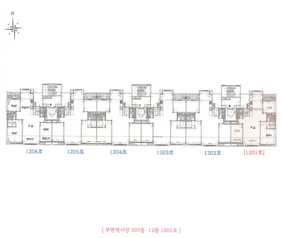 광주광역시 광산구 산정동 1056 부영애시앙 제205동 제12층 제1201호 아파트 경매 사진 21