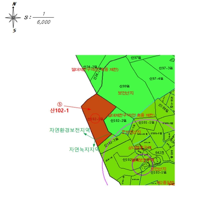 경상북도 구미시 오태동 산102-1 임야 경매 사진 41