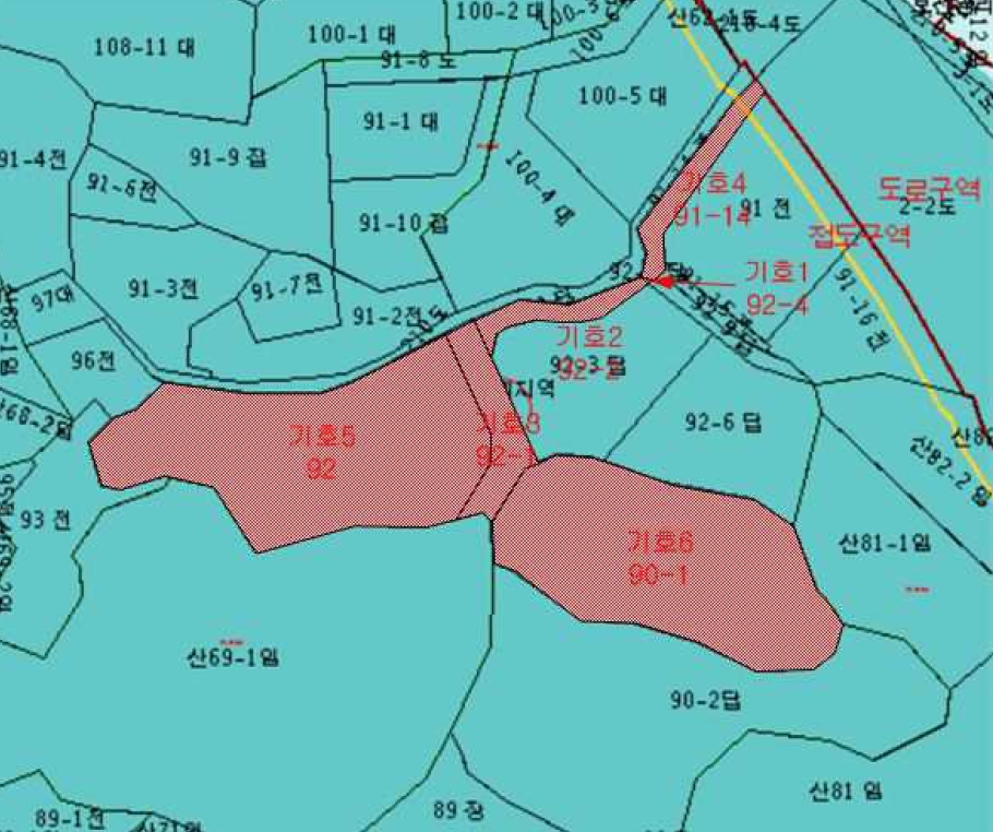 강원특별자치도 양양군 현남면 원포리 92-4 외 5필지 답 경매 사진 14