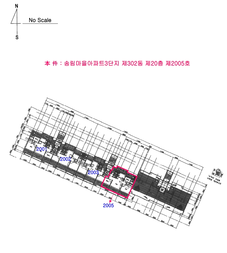 대전광역시 유성구 하기동 513 송림마을아파트3단지 302동 20층2005호 아파트 경매 사진 29
