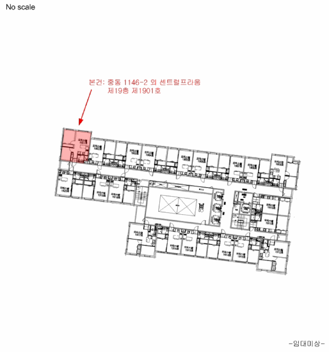경기도 부천시 원미구 중동 1146-2 센트럴프라움 19층1901호 외 1필지 오피스텔(주거) 경매 사진 9