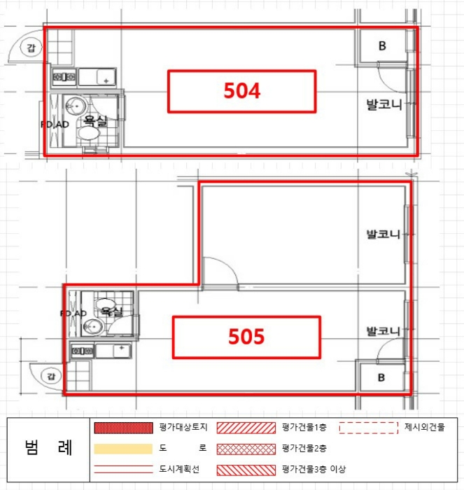 경기 오산시 원동 757-6, 5층504호 외 1필지 다세대주택 경매 사진 13