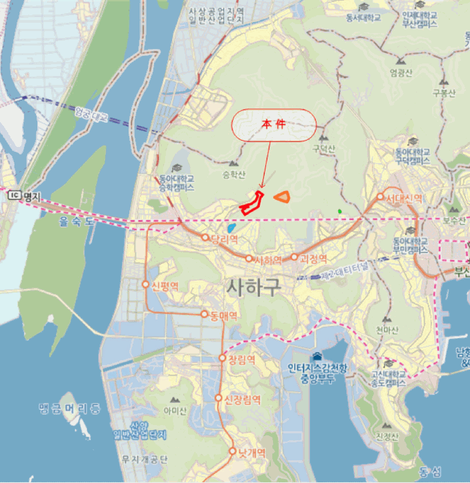 부산광역시 사하구 당리동 산26-1 임야 경매 사진 14
