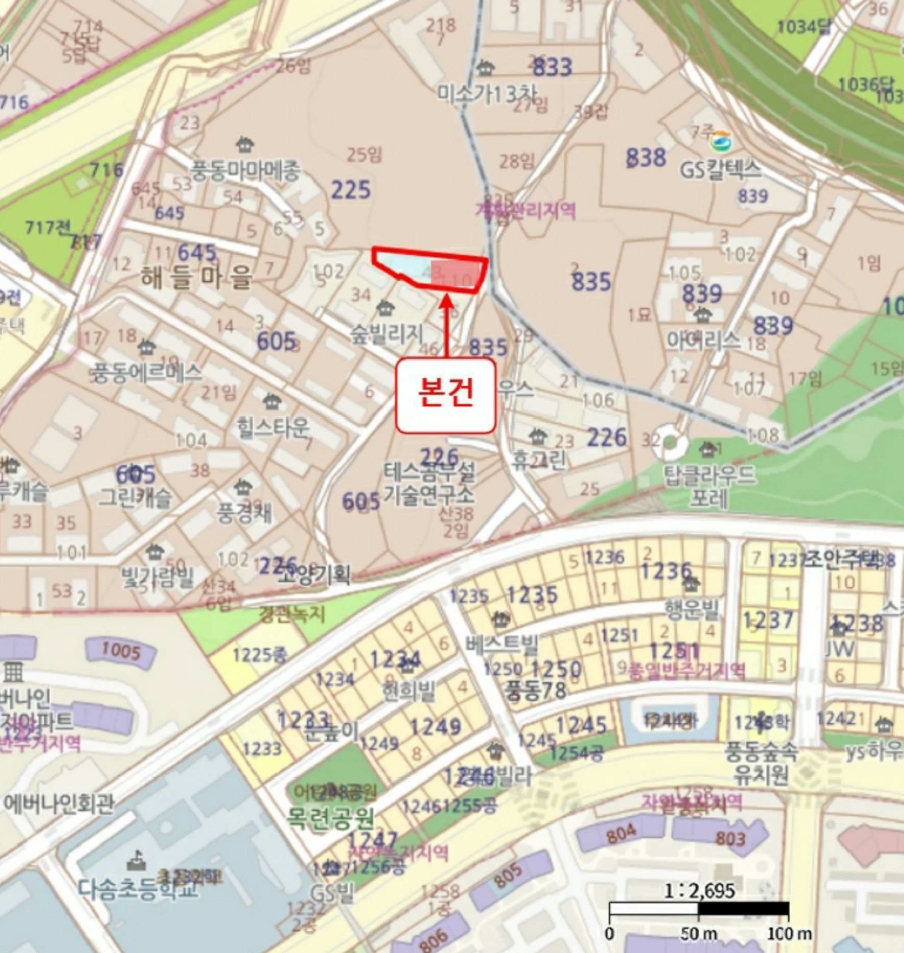 경기도 고양시 일산동구 풍동 225-43 숲빌리지110동 2층202호 다세대(빌라) 경매 사진 33