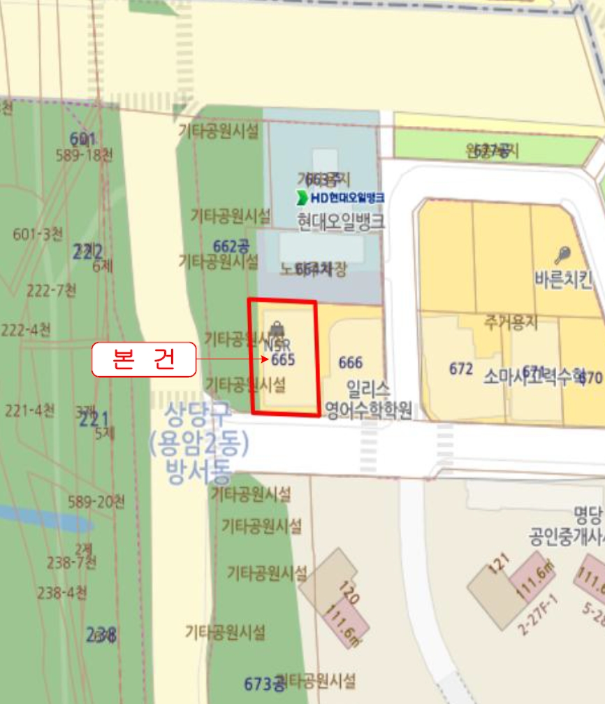 충청북도 청주시 상당구 방서동 665 서진빌딩 1층106호 근린상가 경매 사진 15