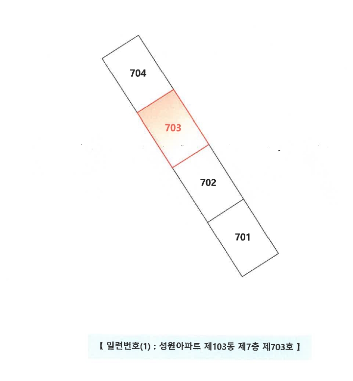 충청북도 청주시 청원구 율량동 1205 성원아파트 103동 7층703호 외 4필지 아파트 경매 사진 8
