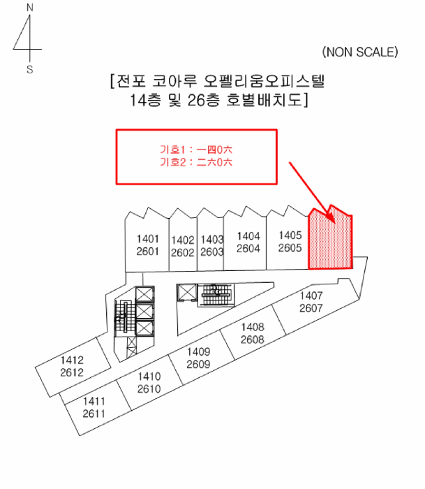 부산광역시 부산진구 전포동 890-32 전포 코아루 오펠리움오피스텔 26층2606호 오피스텔 경매 사진 23