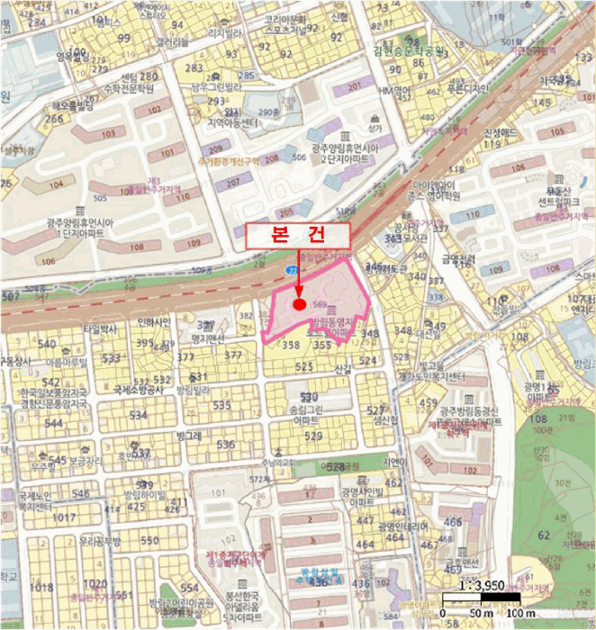 광주광역시 남구 방림동 569 방림명지로드힐 제102동 제5층 제504호 아파트 경매 사진 21