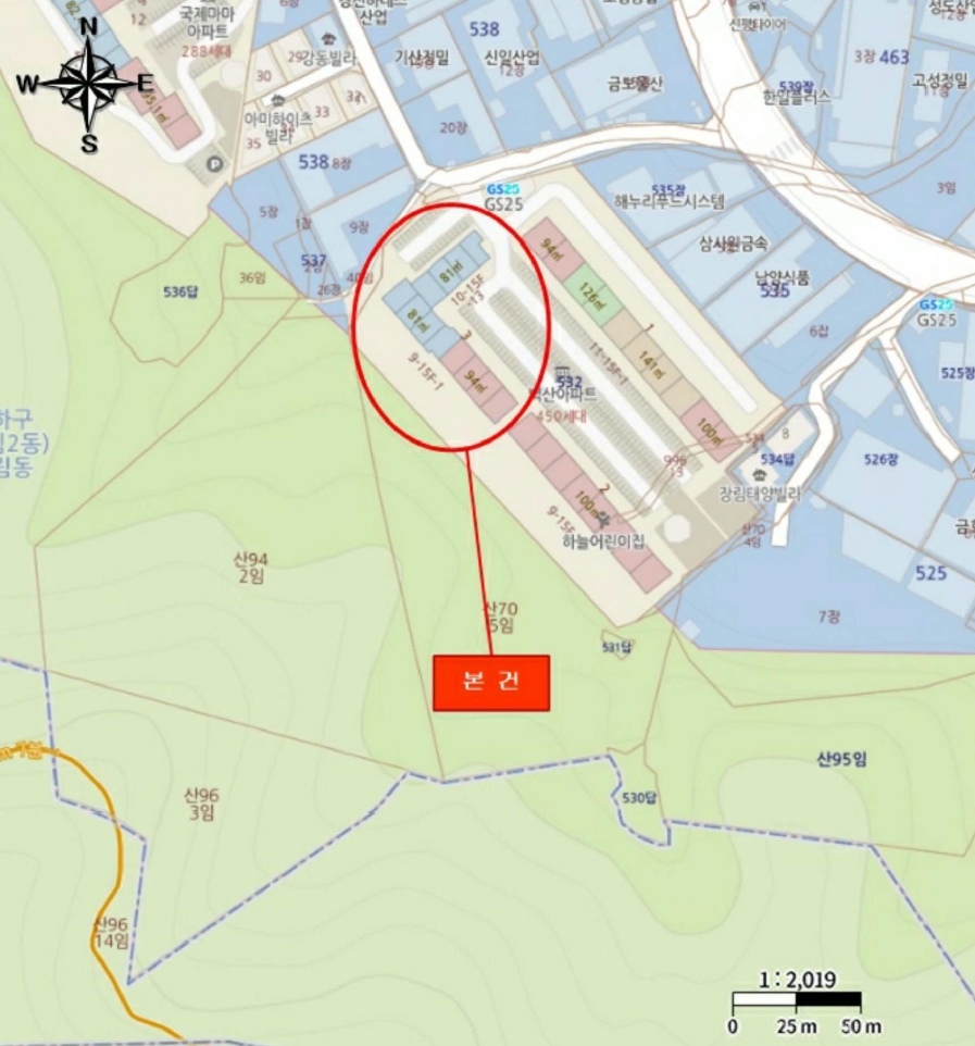부산광역시 사하구 장림동 532 벽산아파트 3동 2층206호 외 4필지 아파트 경매 사진 7