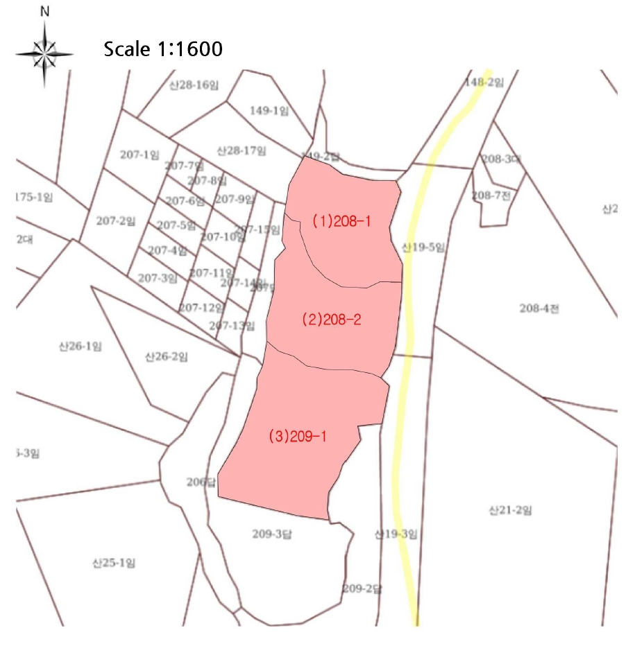충청남도 당진시 송악읍 가학리 208-1 외 2필지 답 경매 사진 14