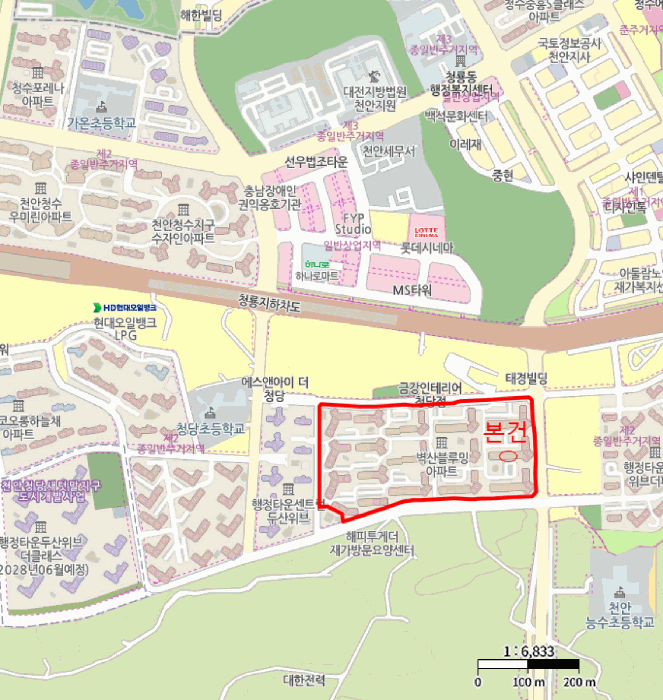 충청남도 천안시 동남구 청당동 440 청당마을벽산블루밍아파트 102동 7층 705호 아파트 경매 사진 18