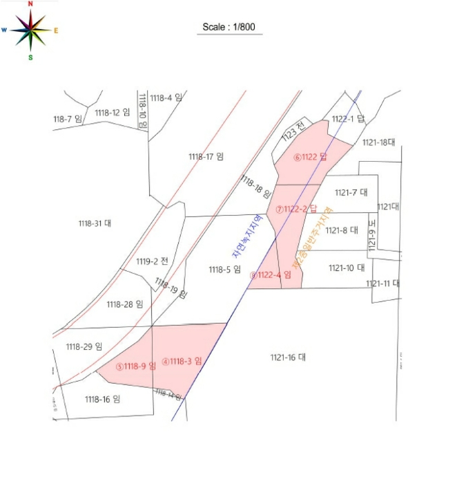 경상남도 거제시 옥포동 1118-3 외 1필지 임야 경매 사진 8