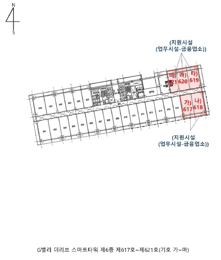 서울특별시 금천구 가산동 327-5 지밸리더리브스마트타워 제6층 제618호 아파트형공장 경매 사진 32