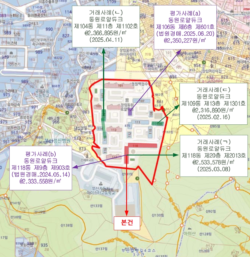 부산광역시 사하구 장림동 875 동원로얄듀크 118동 14층1413호 아파트 경매 사진 12