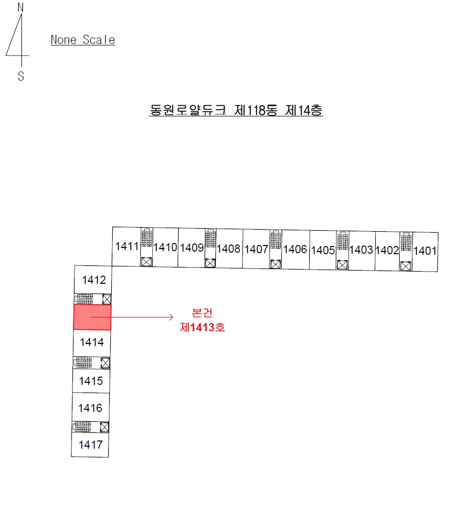 부산광역시 사하구 장림동 875 동원로얄듀크 118동 14층1413호 아파트 경매 사진 13