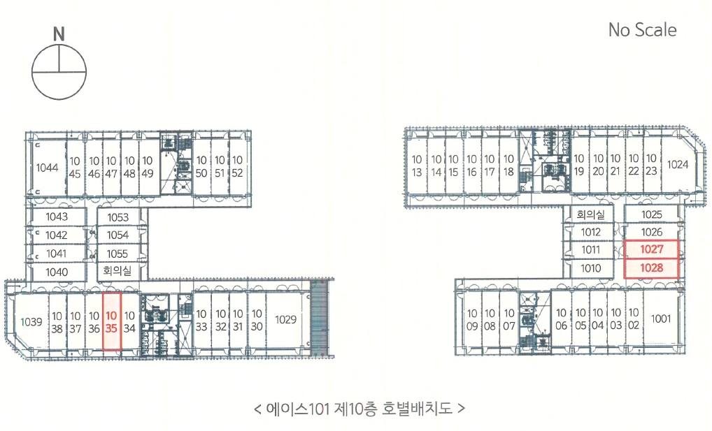 경기도 평택시 고덕면 해창리 1268 에이스101 10층1028호 아파트형공장 경매 사진 29