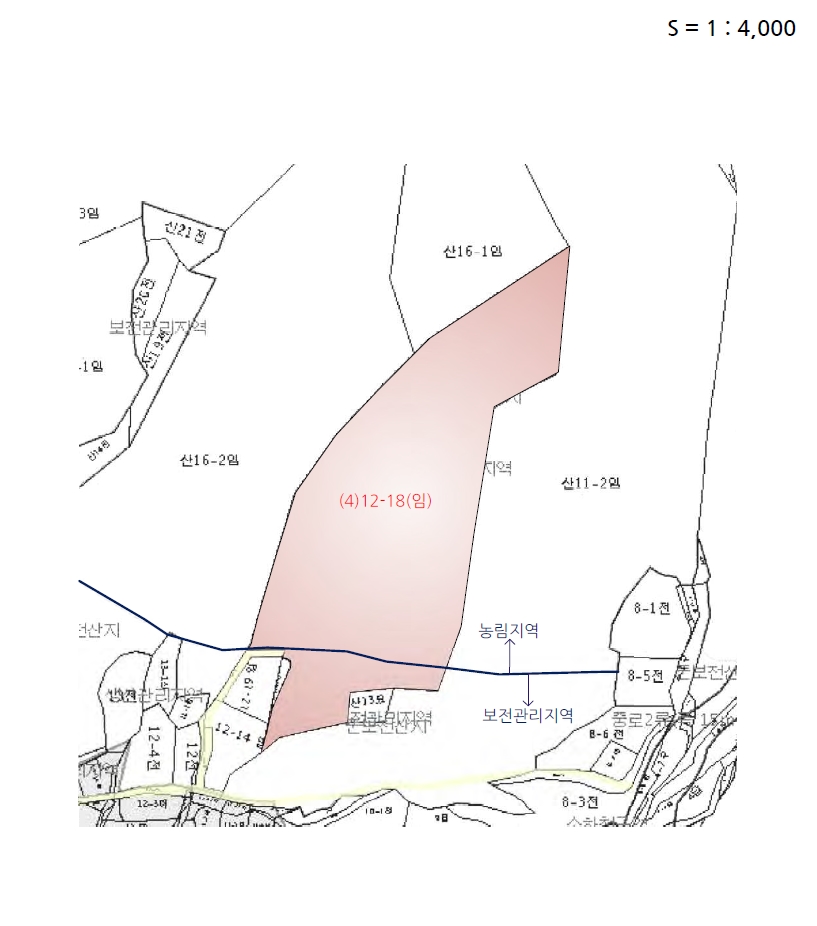 경기도 양주시 남면 신암리 12-14 외 4필지 임야 경매 사진 31