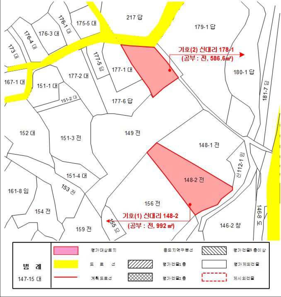 충청남도 금산군 금산읍 신대리 148-2 외 5필지 전 경매 사진 31