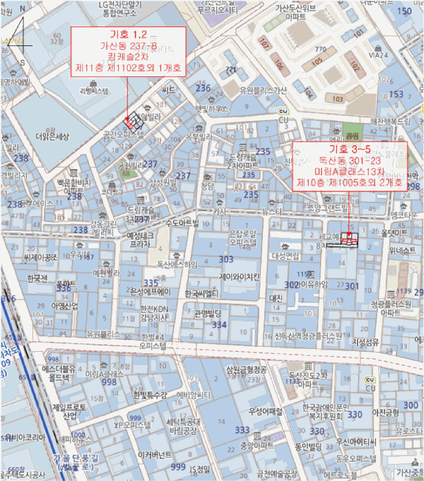 서울특별시 금천구 독산동 301-23 미림에이클래스13차 제10층 제1005호 오피스텔 경매 사진 61