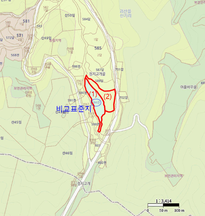 충청북도 괴산군 괴산읍 신기리 594 외 1필지 전 경매 사진 11
