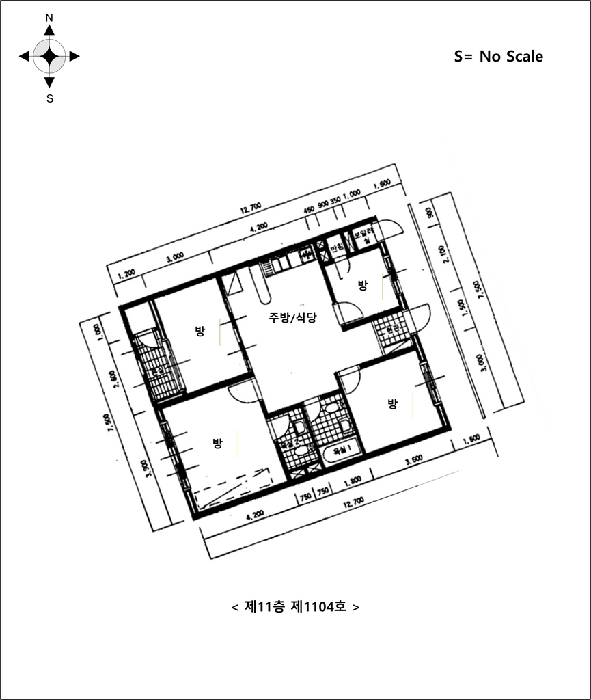 경기 의정부시 가능동 106-21, 동원아파트 2동 11층 1104호 아파트 경매 사진 15