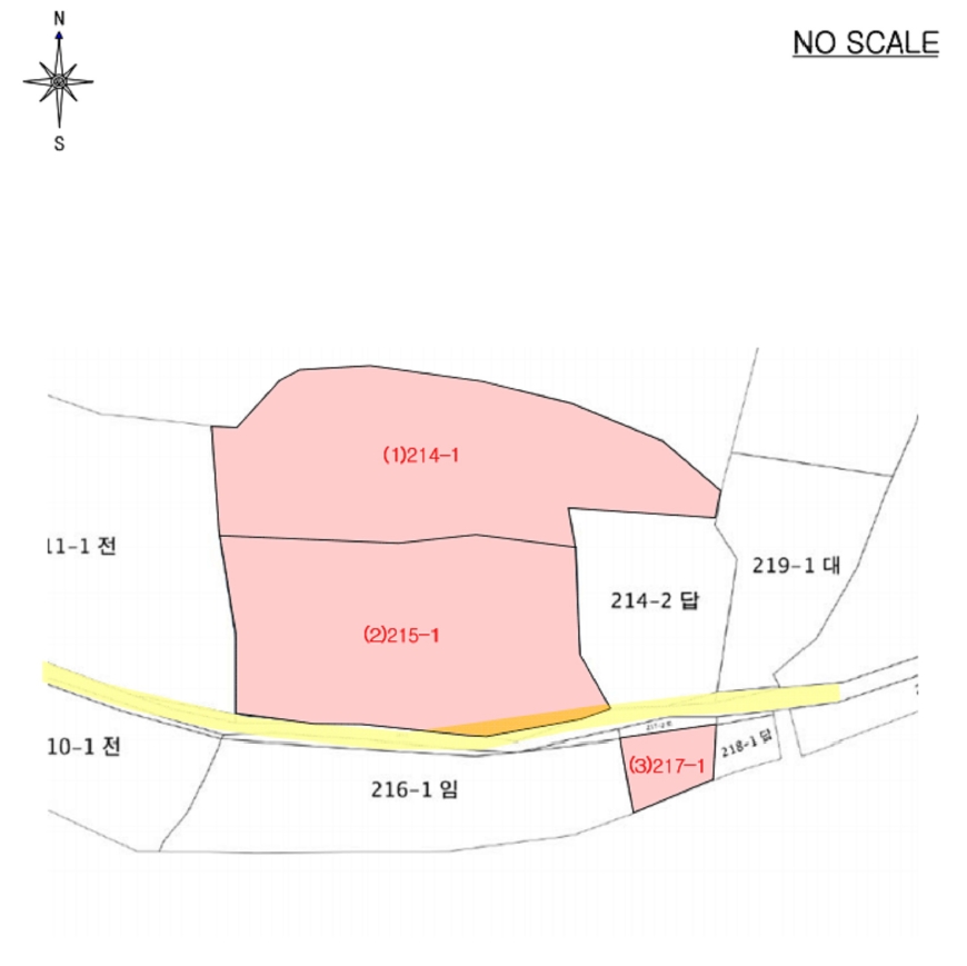 충청북도 보은군 산외면 길탕리 217-1 답 경매 사진 11