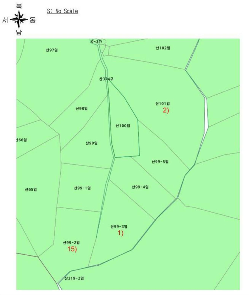 전라남도 화순군 동복면 가수리 산101 임야 경매 사진 100