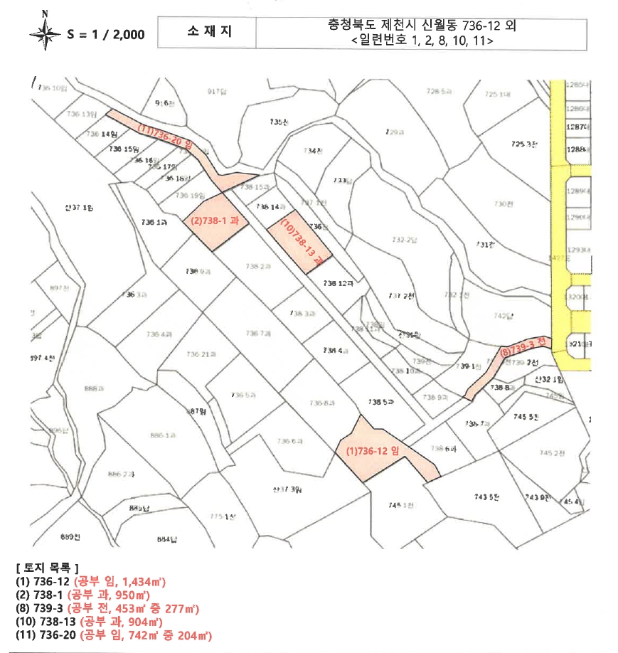 충청북도 제천시 신월동 738-13 과수원 경매 사진 91