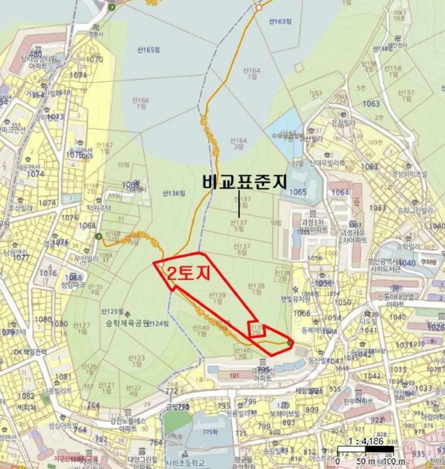부산광역시 사하구 괴정동 산139-1 임야 경매 사진 13