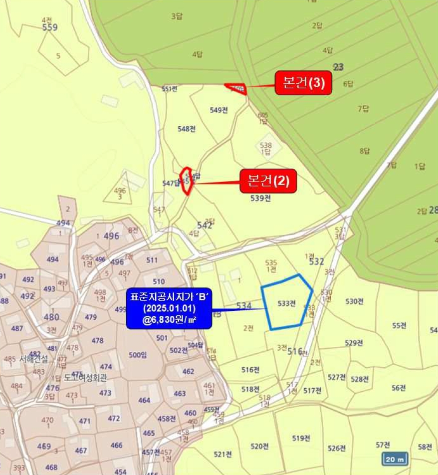 전라남도 신안군 비금면 도고리 545 답 경매 사진 24