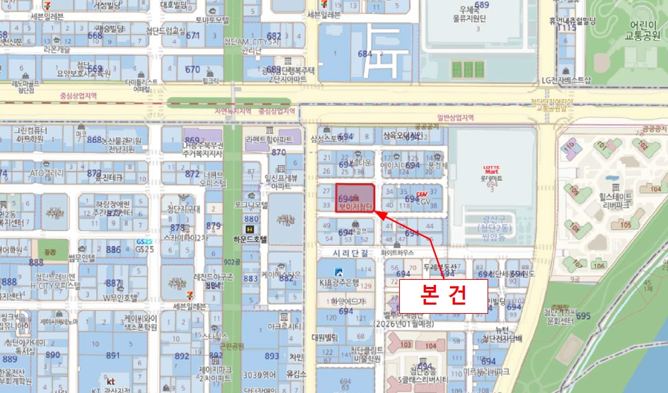 광주광역시 광산구 쌍암동 694-28 보이저첨단 2층203호 근린상가 경매 사진 22