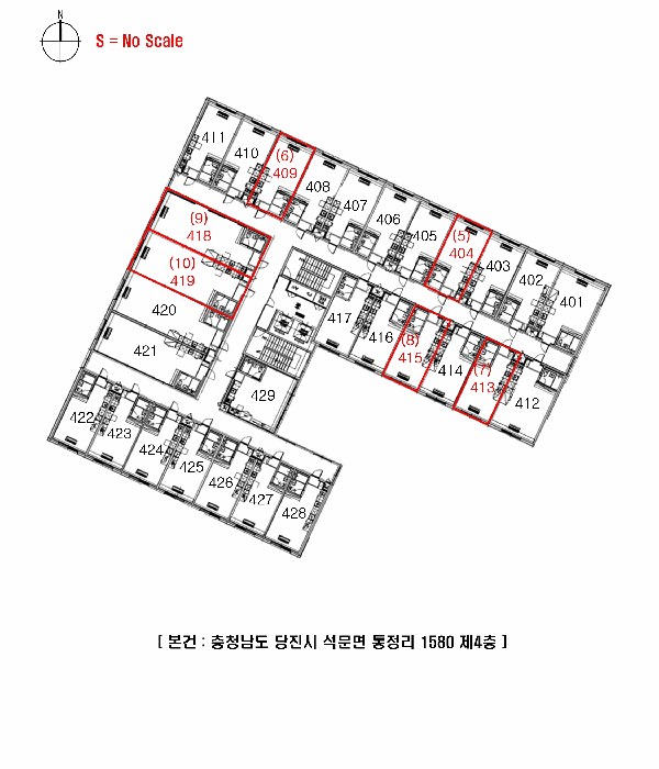 충청남도 당진시 석문면 통정리 1580 4층404호 오피스텔 경매 사진 37