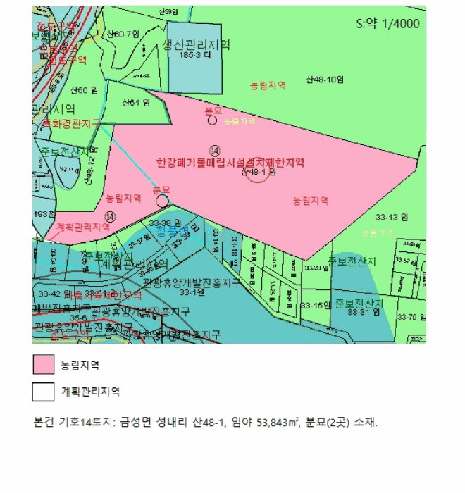 충청북도 제천시 금성면 성내리 산48-1 임야 경매 사진 91
