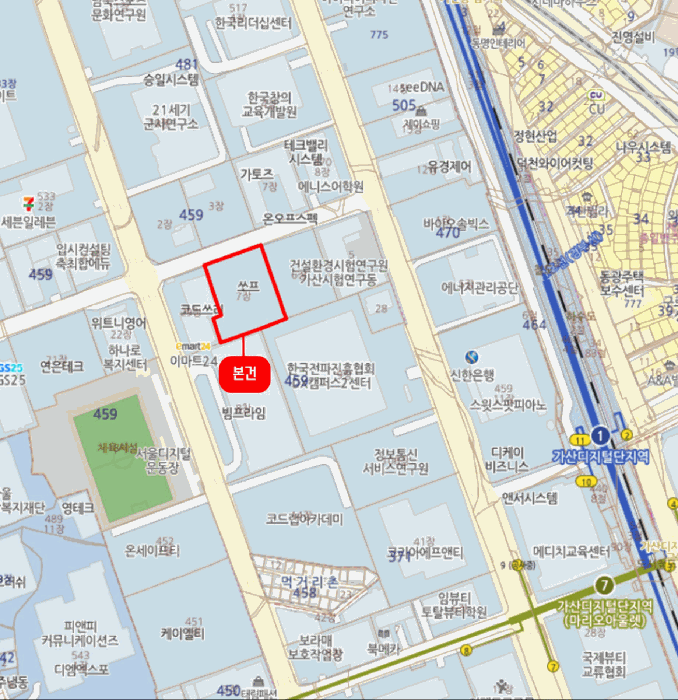 서울특별시 금천구 가산동 459-7 가산에이1타워 제13층 제오1303호 아파트형공장 경매 사진 37