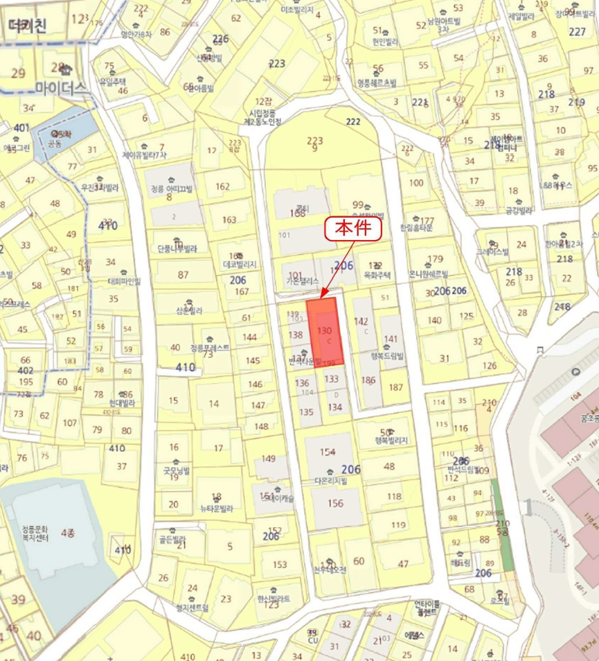 서울특별시 성북구 정릉동 206-130 가온팰리스 씨동 4층402호 다세대(빌라) 경매 사진 21