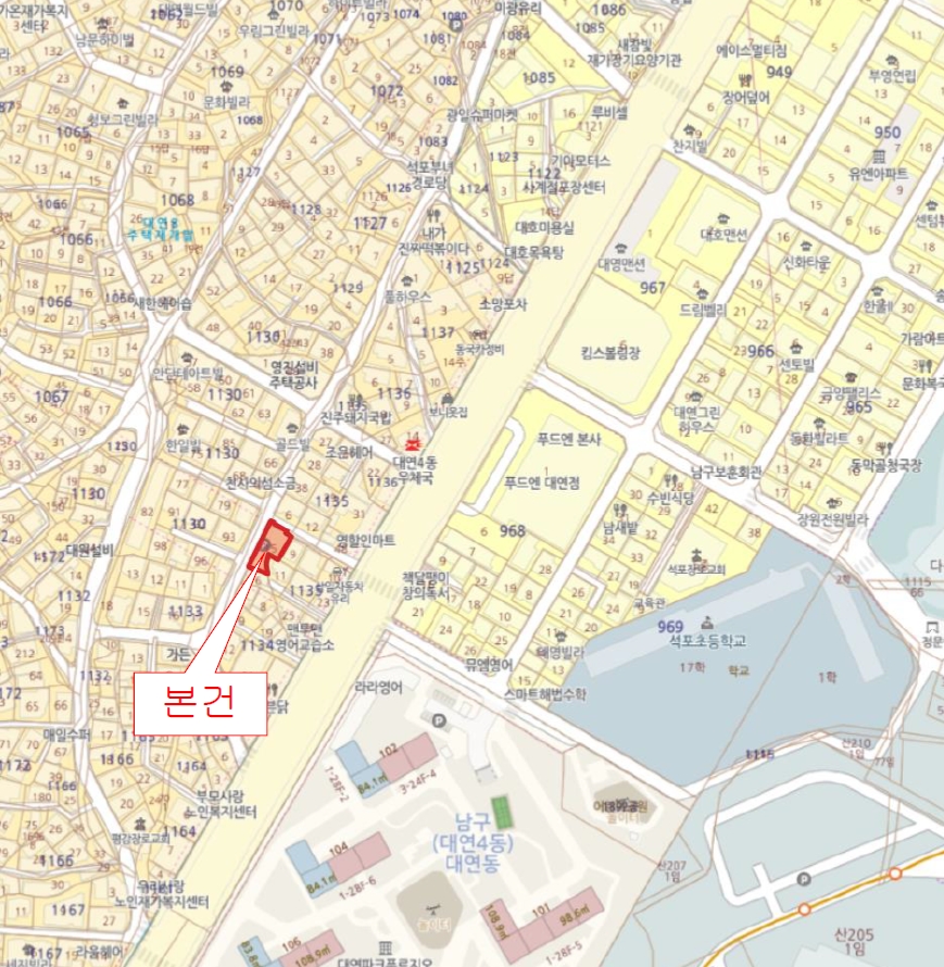 부산광역시 남구 대연동 1134-15 대지 경매 사진 33