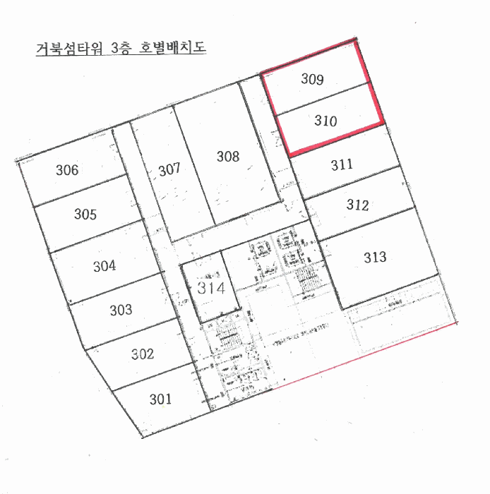 경기도 시흥시 정왕동 2706-11 거북섬타워 3층310호 근린상가 경매 사진 35