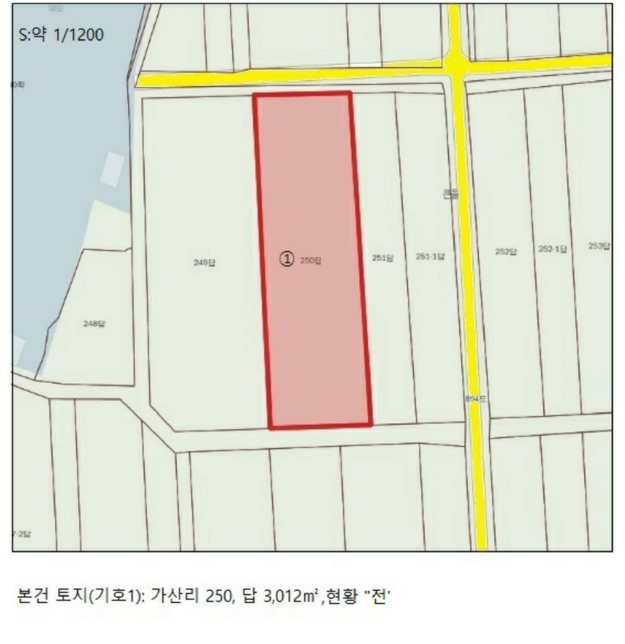 충청북도 단양군 단성면 가산리 250 답 경매 사진 46