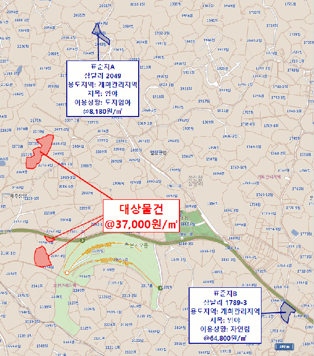 제주특별자치도 서귀포시 성산읍 삼달리 2157-3 임야 경매 사진 24