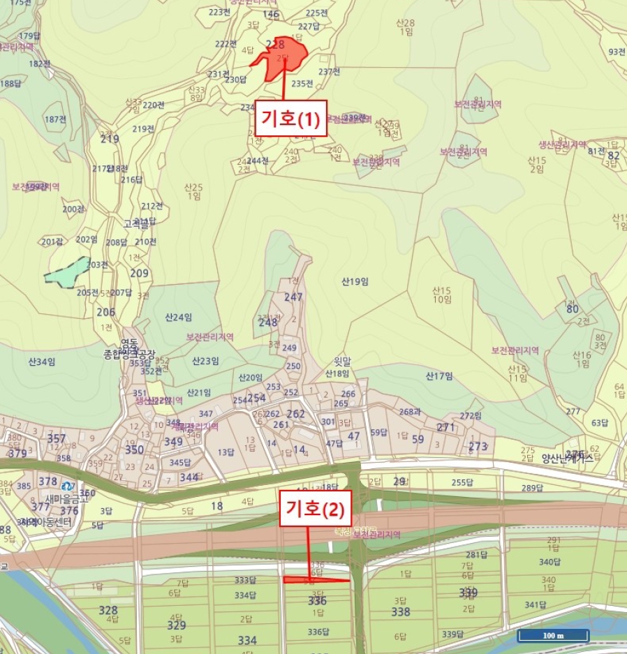 충청북도 영동군 양강면 묵정리 336-5 답 경매 사진 40